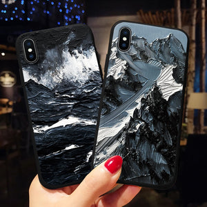 3D Emboss Phone Case For Huawei P40 Lite E P30 P20 Honor 9S 9A 10 Lite 20 Pro 10i 8X P Smart 2020 Y5p Y6p Y7 Y9 Prime 2019 Cover