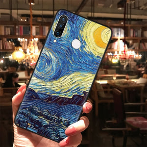3D Emboss Phone Case For Huawei P40 Lite E P30 P20 Honor 9S 9A 10 Lite 20 Pro 10i 8X P Smart 2020 Y5p Y6p Y7 Y9 Prime 2019 Cover