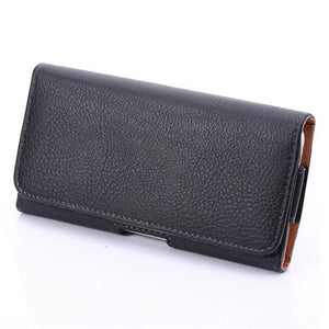 Universal Casual Leather Phone Pouch For Xiaomi Redmi Note 9s 8A 7 8 7A Note 7 8 5 Pro Cover Waist Holster Bag Belt Case Fundas