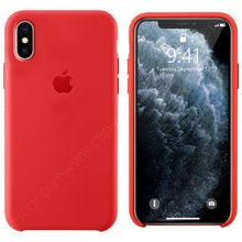 Load image into Gallery viewer, Original Case for iPhone Apple 7 8, 7 + 8 +, X/Xs XR 11, 11 pro 11 pro Max Xs XR + logo. Silicone, soft velvet
