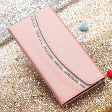 Load image into Gallery viewer, Luxury Flip Wallet Case For Samsung S20 Ultra S10 Plus S10E S8 S7 Edge Note 10 Women Leather Phone Bag Cover For Galaxy S9 Plus
