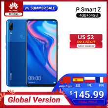 Load image into Gallery viewer, In stock Global Version Huawei P Smart Z 4GB 64GB Kirin 710F Octa core Smartphone Auto Pop Up Front Camera 6.59&#39;&#39; Cellphone
