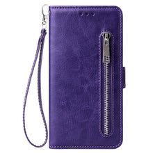 Load image into Gallery viewer, For Xiaomi Redmi 7 7A 8 8A 4A 5A Note 4X 8 5 6 7 Pro 8T Wallet Leather Case fashion zipper Flip Stand Cover Mobile Phone Bag
