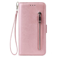 Load image into Gallery viewer, For Xiaomi Redmi 7 7A 8 8A 4A 5A Note 4X 8 5 6 7 Pro 8T Wallet Leather Case fashion zipper Flip Stand Cover Mobile Phone Bag
