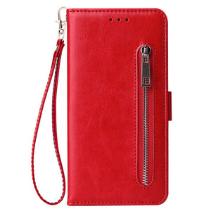 For Xiaomi Redmi 7 7A 8 8A 4A 5A Note 4X 8 5 6 7 Pro 8T Wallet Leather Case fashion zipper Flip Stand Cover Mobile Phone Bag