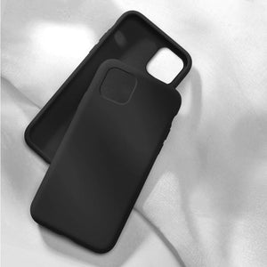 Full Cover Silicone with logo Case For iPhone 6 6s 7 8 Plus SE 2020 Back Cover for iPhone 11 Pro Max X XR XS XSMax Phone Case
