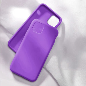 Full Cover Silicone with logo Case For iPhone 6 6s 7 8 Plus SE 2020 Back Cover for iPhone 11 Pro Max X XR XS XSMax Phone Case