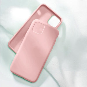 Full Cover Silicone with logo Case For iPhone 6 6s 7 8 Plus SE 2020 Back Cover for iPhone 11 Pro Max X XR XS XSMax Phone Case
