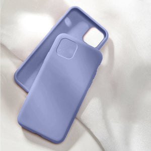 Full Cover Silicone with logo Case For iPhone 6 6s 7 8 Plus SE 2020 Back Cover for iPhone 11 Pro Max X XR XS XSMax Phone Case