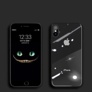 Liquid Glass Case For iPhone 11 Pro Max X XR XS Max 7 8 Plus Scratch-Resistant Anti-Fall Colorful Back Cover Protective Case