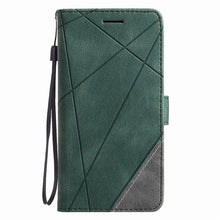 Load image into Gallery viewer, Stand Business Phone Holster For Redmi 7 7A 8 8A Note 8T 9 Pro 9S K30 K20 Mi 10 Stripe Wallet Rhombus Case Hit Color Cover D21G

