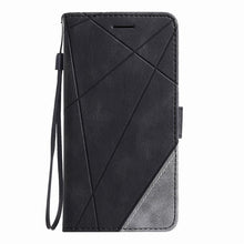 Load image into Gallery viewer, Stand Business Phone Holster For Redmi 7 7A 8 8A Note 8T 9 Pro 9S K30 K20 Mi 10 Stripe Wallet Rhombus Case Hit Color Cover D21G
