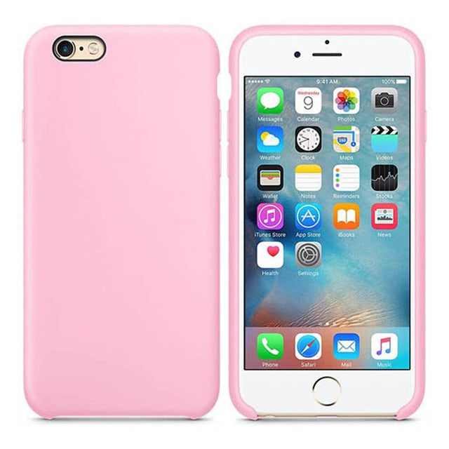 Luxury Silicone Case For iphone 11 pro X XR XS Max se Case For Apple iphone 6 6S 7 8 plus se 2020 Cover Official Original