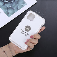 Load image into Gallery viewer, Shockproof Liquid Silicone Case for Apple iPhone X XS MAX XR 7 8 6S Plus 11 Pro Soft Cover for iPhone Brand Case
