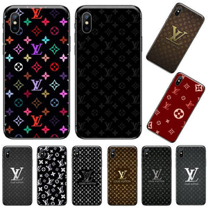Acronyms pattern print DIY Painted Bling Phone Case For iphone 5 5s 5c se 6 6s 7 8 plus x xs xr 11 pro max