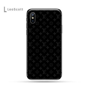 Acronyms pattern print DIY Painted Bling Phone Case For iphone 5 5s 5c se 6 6s 7 8 plus x xs xr 11 pro max