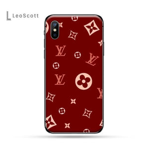Acronyms pattern print DIY Painted Bling Phone Case For iphone 5 5s 5c se 6 6s 7 8 plus x xs xr 11 pro max