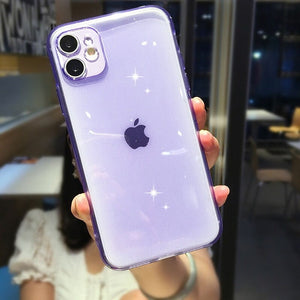 Glitter Case for iPhone 11 Pro XS MAX XR X 8 7 6S Plus Soft TPU cases for iPhone SE 2nd Generation 2020