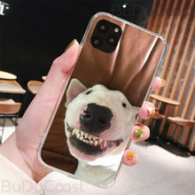 Load image into Gallery viewer, CUCI Bull Terrier Dog Black TPU Soft Phone Case Cover For iphone 5C 5 6 6s plus 7 8 SE 7 8 plus X XR XS MAX 11 Pro Max
