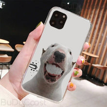 Load image into Gallery viewer, CUCI Bull Terrier Dog Black TPU Soft Phone Case Cover For iphone 5C 5 6 6s plus 7 8 SE 7 8 plus X XR XS MAX 11 Pro Max
