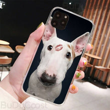 Load image into Gallery viewer, CUCI Bull Terrier Dog Black TPU Soft Phone Case Cover For iphone 5C 5 6 6s plus 7 8 SE 7 8 plus X XR XS MAX 11 Pro Max
