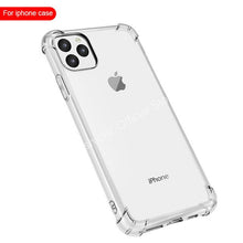 Load image into Gallery viewer, Shockproof Phone Case on For iPhone 11Pro Transparent Soft Back Cover For iPhone XS MAX XR X 8 7 6S Plus SE2020 Protective Case
