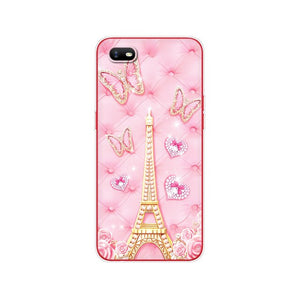 For OPPO A1K Case 6.1" Soft Silicon TPU Back For OppoA1K CPH1923 Phone Cover Bumper Bag