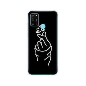 Silicon Case For HONOR 9A Case 6.3" Soft Tpu Phone Cover On Huawei Honor 9A 9 A MOA-LX9N Back Bag Protective Coque Funda Shell