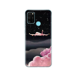 Silicon Case For HONOR 9A Case 6.3" Soft Tpu Phone Cover On Huawei Honor 9A 9 A MOA-LX9N Back Bag Protective Coque Funda Shell