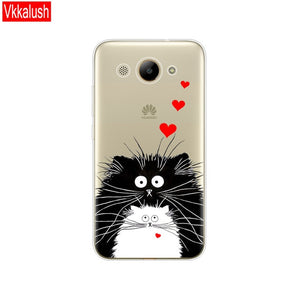 Case For Huawei Y3 2017 Case Soft Silicon Huawei Y3 2017 Transparent Back Cover 5.0'' TPU Y 3 2017 Phone Mobile Phone Bag