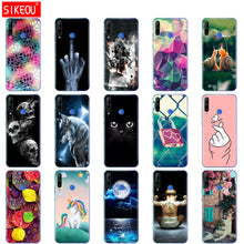 Load image into Gallery viewer, Silicon Case For HONOR 9C Case 6.39&quot; Soft Tpu Phone Cover On Huawei Honor 9C 9 C AKA-L29 Back Bag Coque Bumper Cat Tiger Fower
