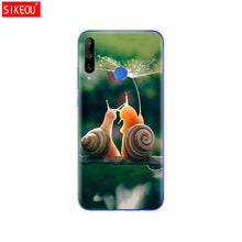 Load image into Gallery viewer, Silicon Case For HONOR 9C Case 6.39&quot; Soft Tpu Phone Cover On Huawei Honor 9C 9 C AKA-L29 Back Bag Coque Bumper Cat Tiger Fower
