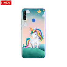 Load image into Gallery viewer, Silicon Case For HONOR 9C Case 6.39&quot; Soft Tpu Phone Cover On Huawei Honor 9C 9 C AKA-L29 Back Bag Coque Bumper Cat Tiger Fower
