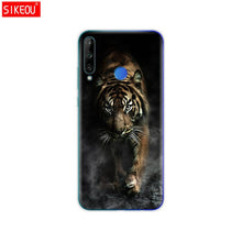 Load image into Gallery viewer, Silicon Case For HONOR 9C Case 6.39&quot; Soft Tpu Phone Cover On Huawei Honor 9C 9 C AKA-L29 Back Bag Coque Bumper Cat Tiger Fower
