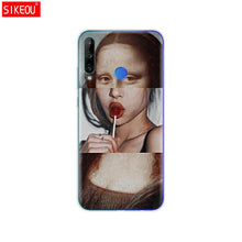 Load image into Gallery viewer, Silicon Case For HONOR 9C Case 6.39&quot; Soft Tpu Phone Cover On Huawei Honor 9C 9 C AKA-L29 Back Bag Coque Bumper Cat Tiger Fower
