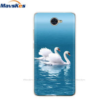 Load image into Gallery viewer, Case For Huawei Y7 2017 Case DUB-LX1 Silicone TPU Phone Cover For huawei y7 2019 Coqa y7 Print Painted Cat Flower Shells Bags
