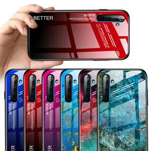 case on realme 3 5 6 pro x lite back cover for oppo realmi 3pro 5pro 6pro xlite light protective phone coque bag tempered glass