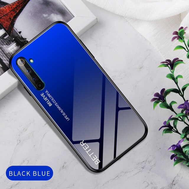 case on realme 3 5 6 pro x lite back cover for oppo realmi 3pro 5pro 6pro xlite light protective phone coque bag tempered glass