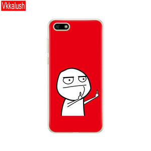 Silicon case For Huawei Honor 7A Case 5.45" inch Soft Tpu Phone Huawei Honor 7A 7 A DUA L22 Russian version Back Cover bag