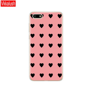 Silicon case For Huawei Honor 7A Case 5.45" inch Soft Tpu Phone Huawei Honor 7A 7 A DUA L22 Russian version Back Cover bag
