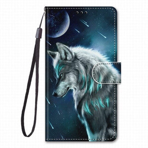 For Case Samsung Galaxy J4 Plus 2018 J4 Core J330 J310 J3 2016 2017 Leather Phone Cover Animal Floral Lovely Girl Boy Box O08F