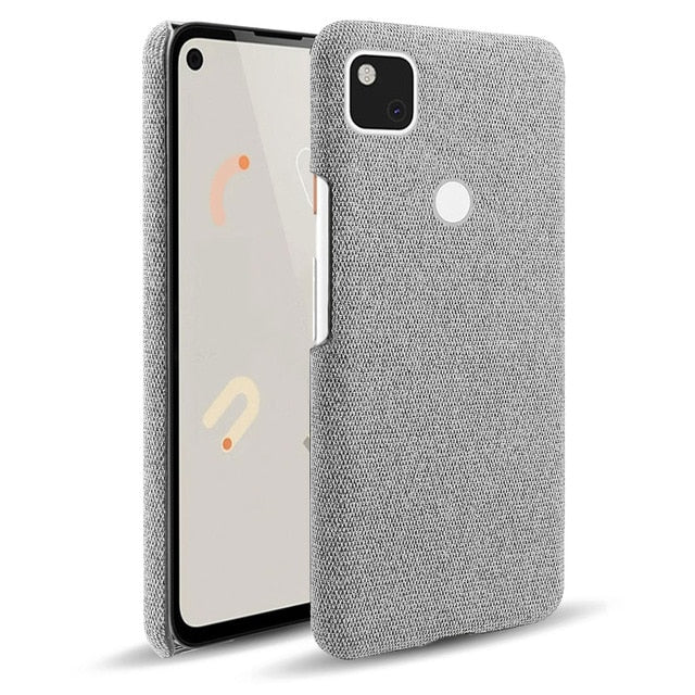 Anti-sweat Cloth Matte Case for Google Pixel 4A 4 3A 3 XL Anti-Fall Plain Mobile Phone Bag Cover