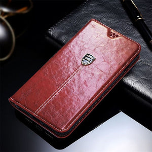 wallet cases For Vernee Thor E Plus Mix 2 Mars Pro Active X Apollo Lite phone case Flip Leather cover Bag case Card Slot Stand