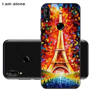 I am alone Phone Bags For Oukitel C16 / C16 Pro 2019 5.71 inch Solf TPU Fashion Mobile Cases For Oukitel C16 Pro Shipping Free
