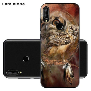I am alone Phone Bags For Oukitel C16 / C16 Pro 2019 5.71 inch Solf TPU Fashion Mobile Cases For Oukitel C16 Pro Shipping Free
