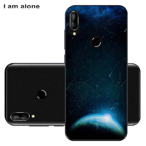 I am alone Phone Bags For Oukitel C16 / C16 Pro 2019 5.71 inch Solf TPU Fashion Mobile Cases For Oukitel C16 Pro Shipping Free