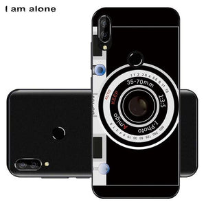 I am alone Phone Bags For Oukitel C16 / C16 Pro 2019 5.71 inch Solf TPU Fashion Mobile Cases For Oukitel C16 Pro Shipping Free