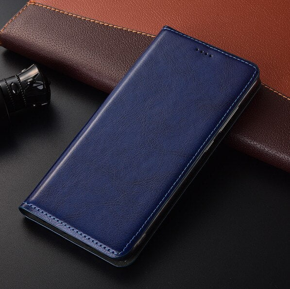 Genuine Leather Flip Standing Wallet Phone Bag For Nokia 8 Case For Nokia 7.1 Plus/Nokia 7.2 Wallet Magnetic Book Flip Case Capa