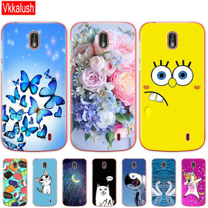 Phone Case For Nokia 1 Plus Case Cover Cute Cartoon Silicon Soft Back Cover Nokia 1 For Nokia1 Plus Case Bag bumper coque capa