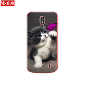 Phone Case For Nokia 1 Plus Case Cover Cute Cartoon Silicon Soft Back Cover Nokia 1 For Nokia1 Plus Case Bag bumper coque capa